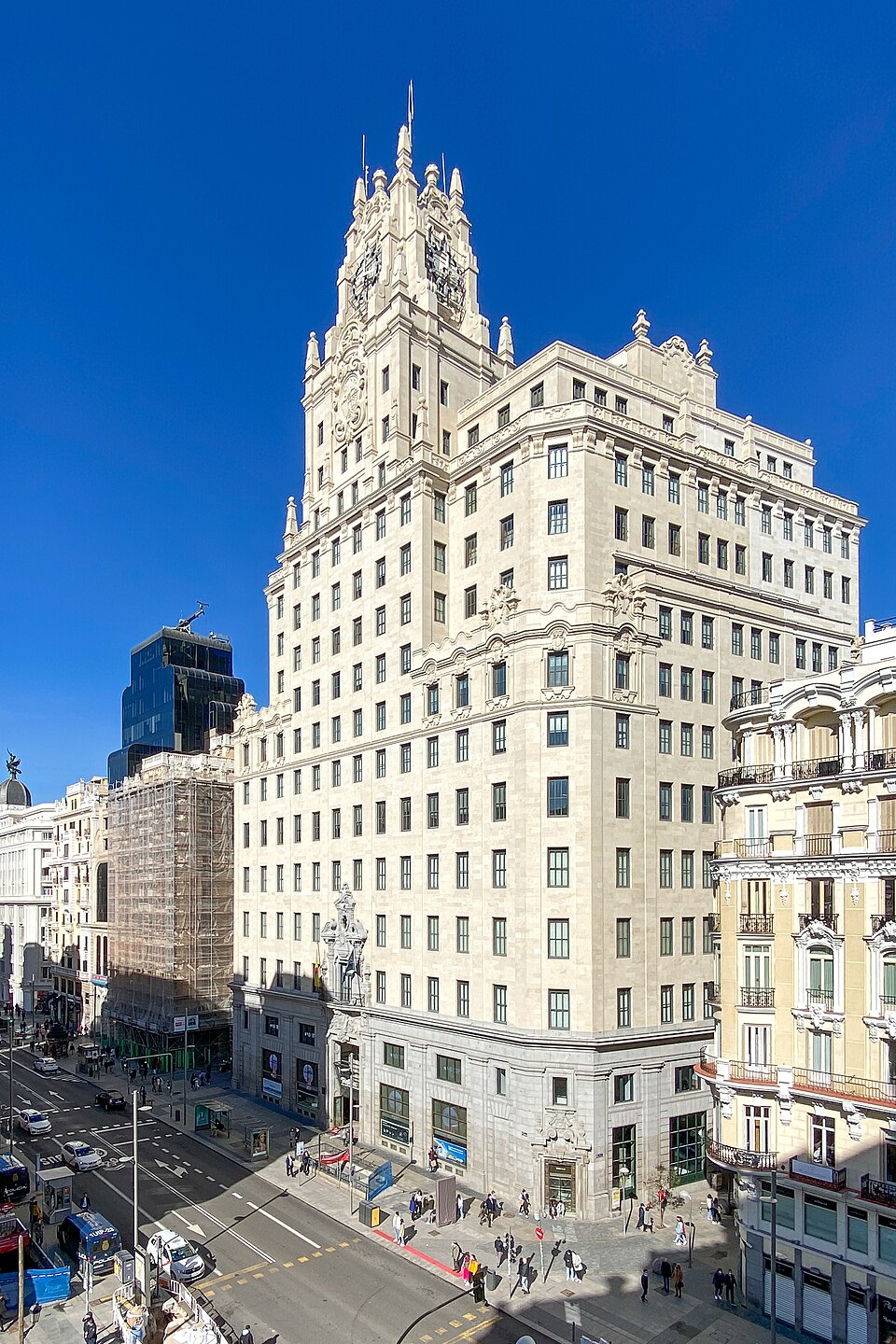 Edificio de Telefónica en Madrid