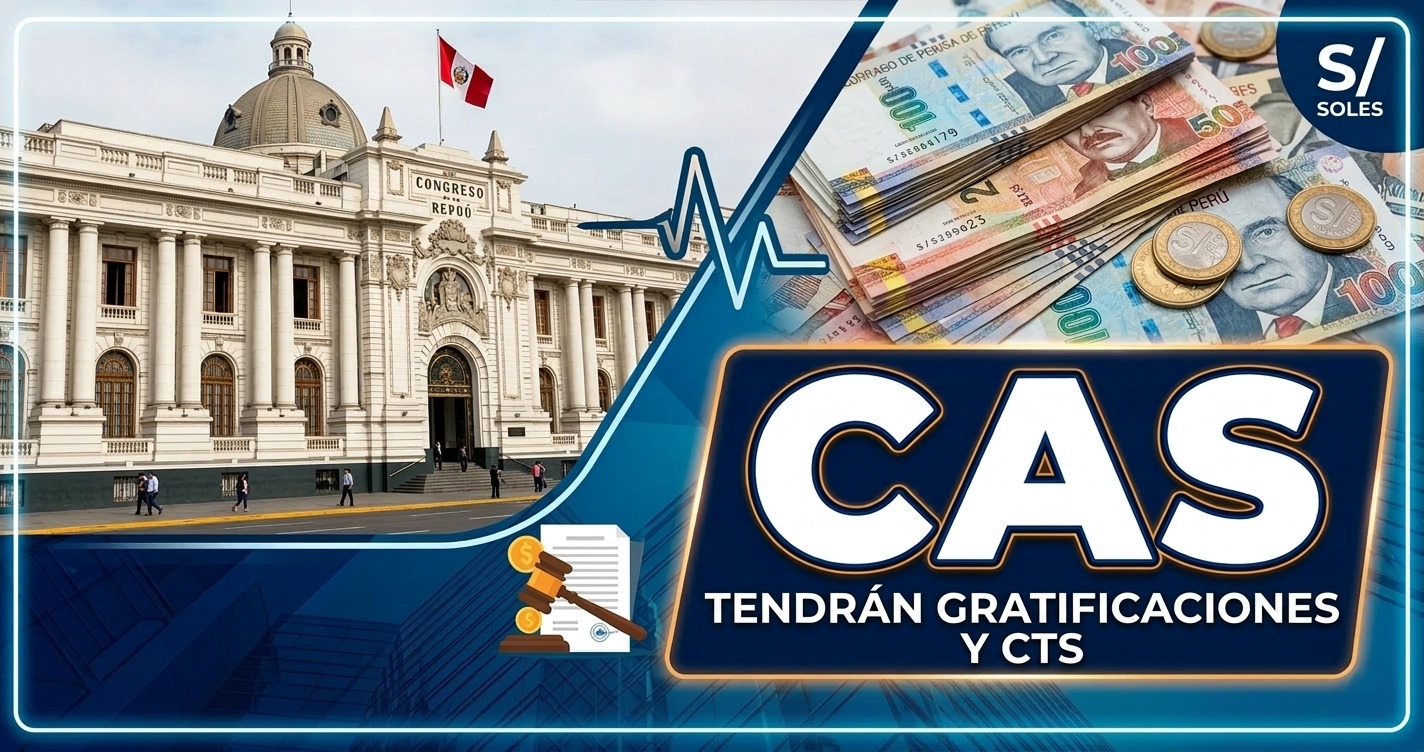 Trabajadores CAS Congreso aprueba ley para recibir gratificación y CTS